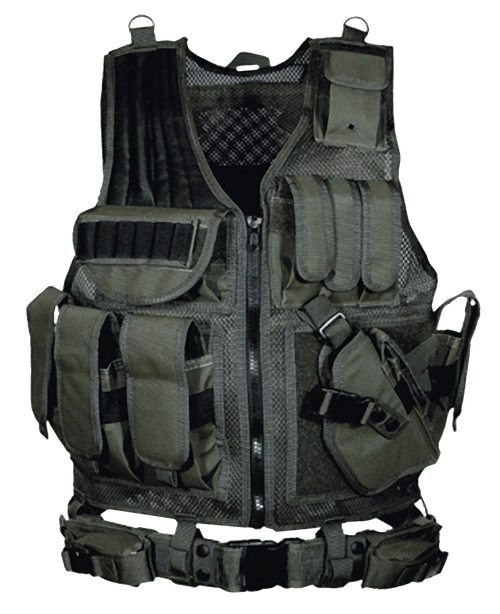 UTG Tactical Vest OSFA Black Polyester
