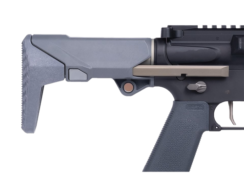 Q Shorty Gray Polymer Fits AR/M4 Stock - ACCSHORTYSTOCKGRAY