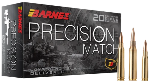 Barnes Precision Match 6.5PRC Open Tip Boat Tail /10 Case 145gr, 20 Count - 30819