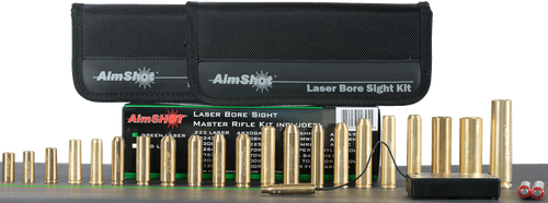Aimshot Master Kit Multi-Caliber Bore Sight with Green 532nM Laser & Uses 2 AAA - KTMASTER2GRN