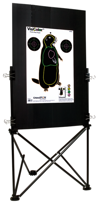 Champion Targets Folding Stand w/Case Black Steel