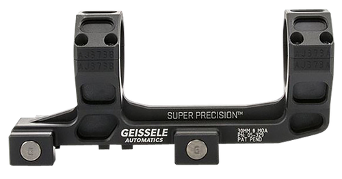 Geissele Automatics Super Precision Scope Mount (Vortex 1-6) Ring Combo Black Anodized