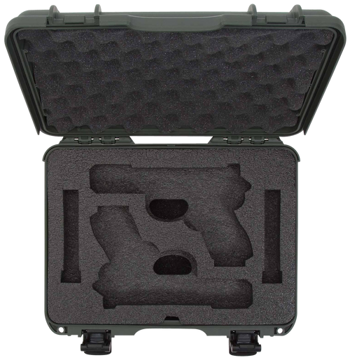 Nanuk 910 Glock Compatible 2 Up Pistol