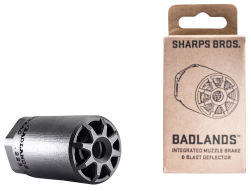 Sharps Bros Badlands Muzzle Brake/Blast Deflector, Heat