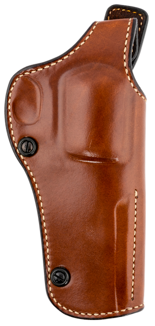 Galco Phoenix OWB Tan Leather Belt Slide Fits Ruger GP100 S&W L Frame Right Hand - PHX334