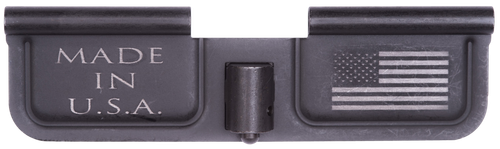 Spikes Ejection Port Door USA/Flag AR-15 Black Steel