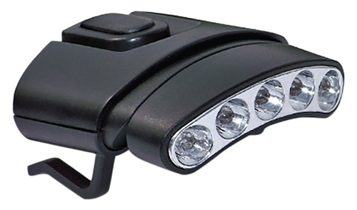 Cyclops Orion Tilt Hat Light 30 Lumens Green/White LED Bulb Black Clip-On - CYCHCDTWG