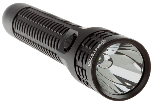Nightstick Metal Duty/Personal-Size Rechargeable Flashlight Black Anodized