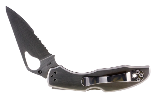 Spyderco Byrd Meadowlark 2 2.94" Folding Clip Point Part Serrated 8Cr13MoV Stainless Blade Steel Handle Includes Pocket