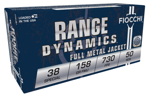 Fiocchi Range Dynamics 38Special 158gr Full Metal