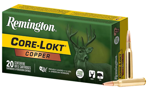 Remington Ammunition Core-Lokt Copper 270Win 130gr Hollow Point 20 Per Box/10 Case