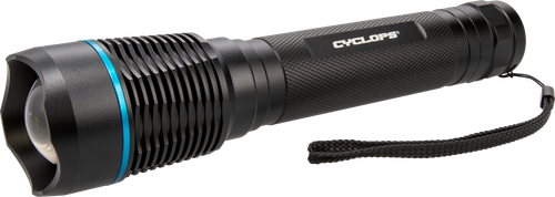 Cyclops Brontes 2K Black Anodized 2000 Lumens White Cree LED - CYCFLB2000
