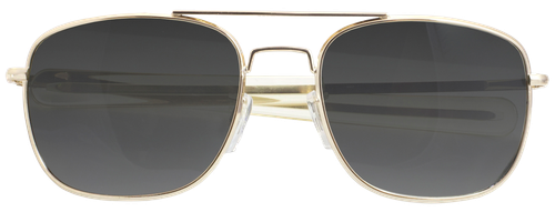 Humvee Adventure Gear Sunglasses Adult Gray Lens Gold Frame - HMV52BGOLD