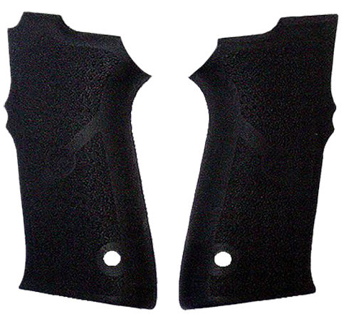 Hogue Grip Panels Black Rubber for S&W