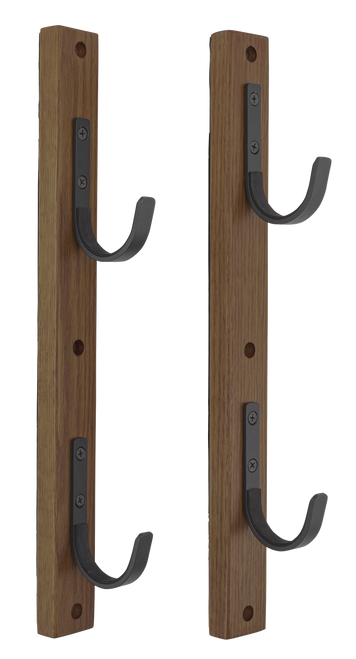 Allen Gun Collector Brown/Black Wood/Steel Holds 2