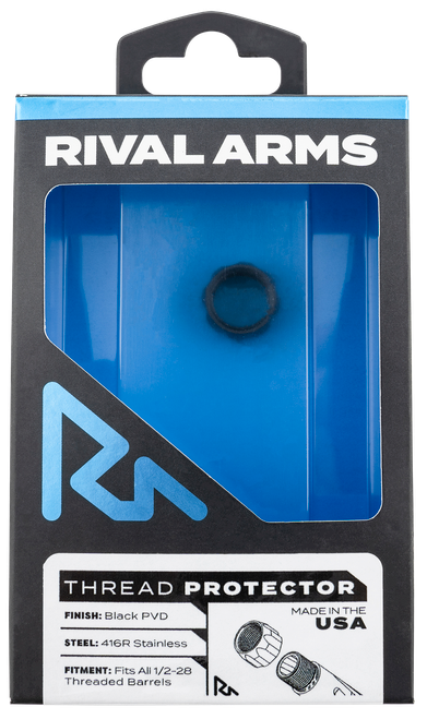 Rival Arms Thread Protector 9mm Luger Black PVD 416R Stainless Steel 1/2"-28 tpi