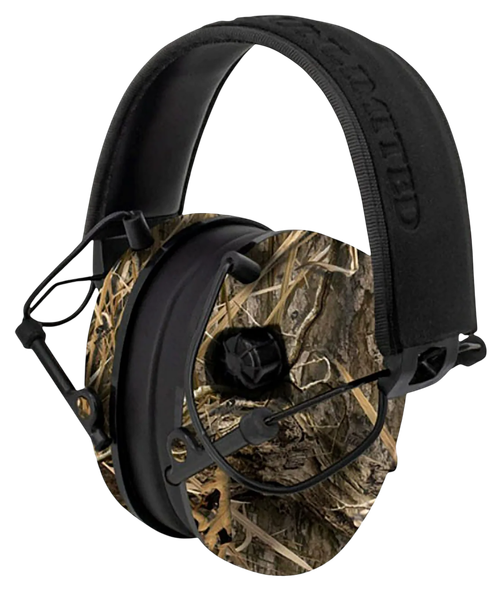 Radians Ducks Unlimited Electronic Muff 23dB Over the Head Mossy Oak - DUE2HPCAMOBX