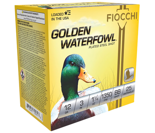 Fiocchi Golden Waterfowl 12Gauge 3" 1 1/4oz