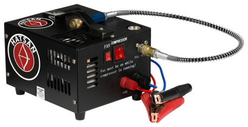 Hatsan USA TactAir Spark PCP Compressor 4500 PSI (310 Bar) Max Black