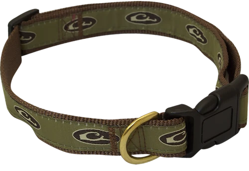 Drake Waterfowl Adjustable Collar Team Dog Brown Nylon OSFA - DW9805