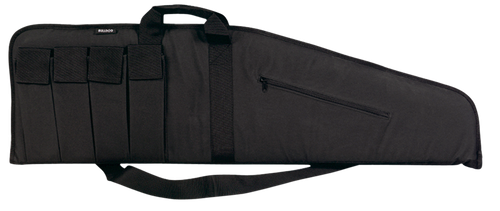 Bulldog Extreme Tactical 25" Black Water-Resistant Nylon Tricot Lining 4 External Velcro Mag Pouches Soft Padding