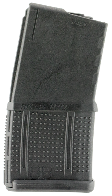 ProMag Standard 20-Round Detachable w/Roller Follower 5.56x45mm Fits AR-15 Black DuPont Zytel Polymer