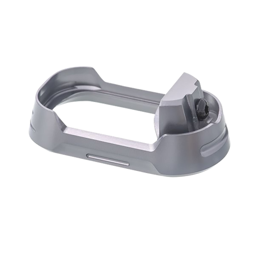 Tyrant CNC Magwell Fits Glock 17 Gen4 Gray Aluminum