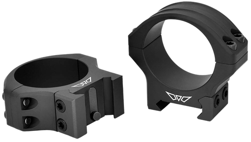 Warne HyperLite Black Aluminum 1" Tube Medium Maxima/Weaver/Picatinny