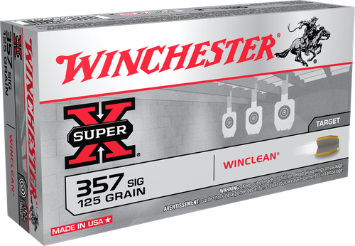 Winchester Ammo Super X 357Sig 125gr Winclean