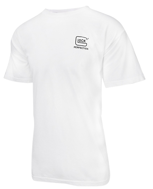Glock Carry With Confidence White Cotton Short