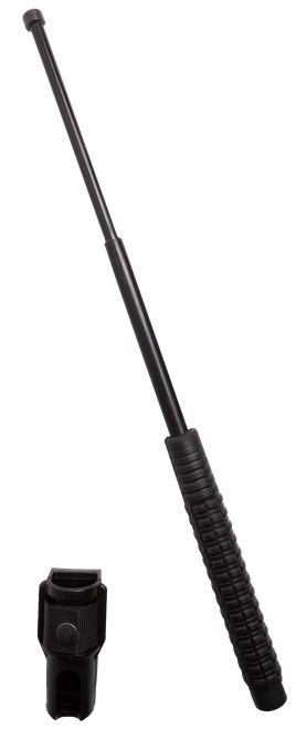 Uzi Accessories UZIEXB21 Law Enforcement Expandable Baton 8.25"- 21" Hardened Steel Includes Holster
