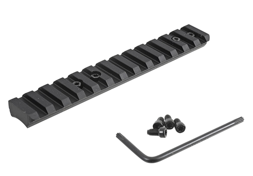 Ruger Picatinny Rail Black Anodized Aluminum Fits