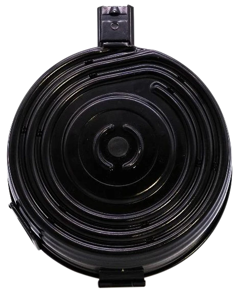 KCI AK-47 AKM 7.62x39mm 75rd Drum Magazine, Black - KCIMZ004S