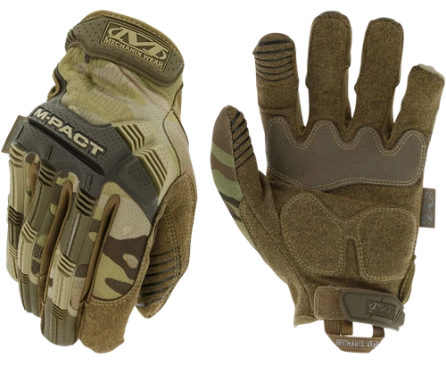 Mechanix Wear M-Pact Gloves Multi-Cam Synthetic Leather 2XL TPR Closure - MPT78012