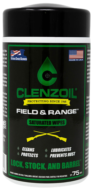 Clenzoil Field & Range Wipes 50 Count