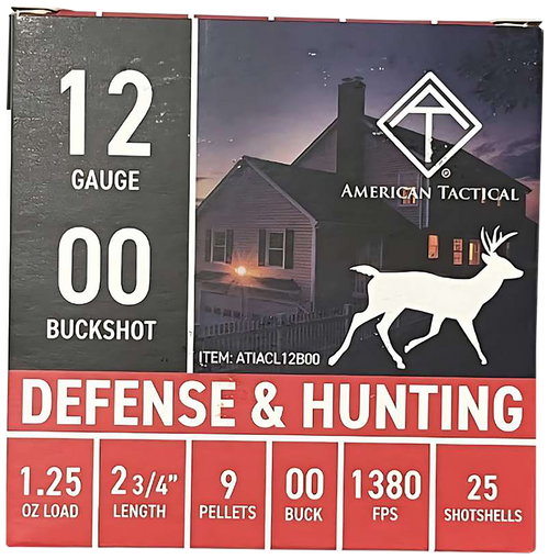ATI 12Gauge 2.75" 1 1/4oz 00Buck Shot