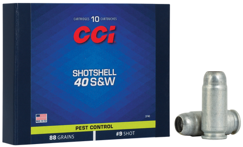 CCI Pest Control Shotshell 40S&W 88gr #9Shot