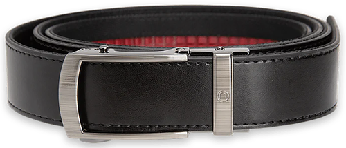 Team Nexbelt Operating EDC Black Leather 1.375" Wide Buckle Closure