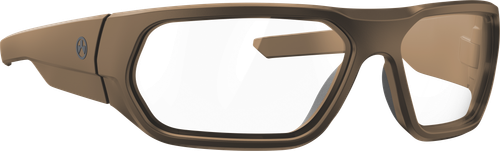 Magpul Radius Eyewear Adult Clear Lens Polycarbonate Flat Dark Earth Frame - MAG114502451000