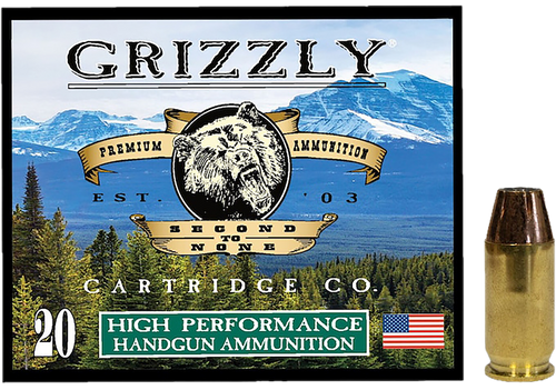 Grizzly Ammo 45ACP+P 230gr Jacketed Hollow Point
