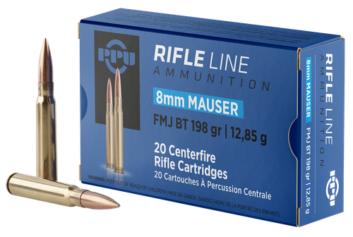 PPU Metric Rifle 8mmMauser 198gr Full Metal
