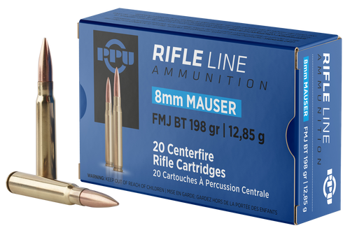 PPU Metric Rifle 8mmMauser 198gr Full Metal