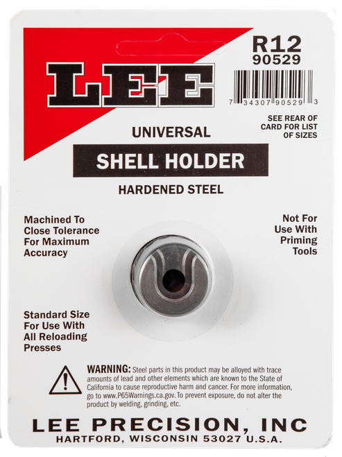Lee Shell Holder Universal #12R 6 PPC / 22 / 7.62x39 - 90529