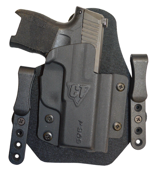 Comp-Tac Sport-TAC IWB Black Kydex/Nylon Belt Clip Fits Glock 26 GEN5 Right Hand - C916GL297RBSN