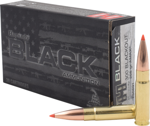 Hornady Black 300Blackout 208gr A Max 20 Per Box/10 Case