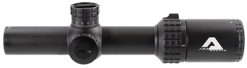 Aim Sports Alpha 6 Black Anodized 1-6x24 CQ1-MOA Reticle Rifle Scope - JA6HD1624CQ