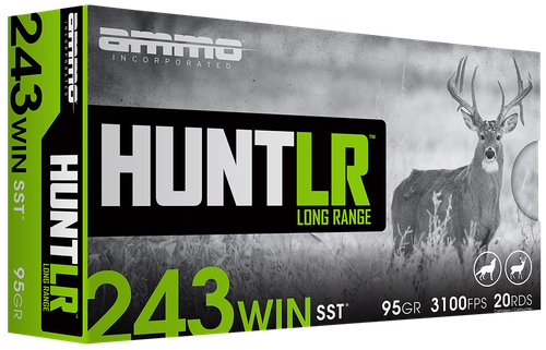 Ammo Inc Signature Super Shock Tip 243 Win Ammo 95gr 20 Rounds - 243W095SSTA20