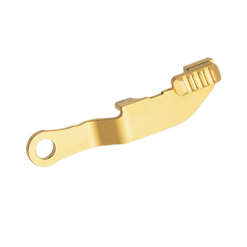 Tyrant CNC Hellcat Extended Slide Release Gold Stainless Steel Pistol