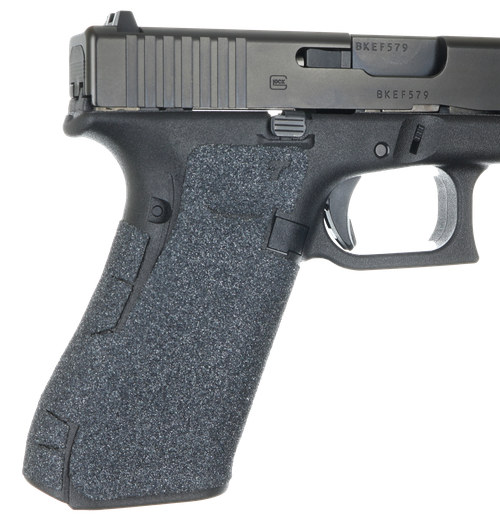 Talon Grips Adhesive Grip Fits Glock 17/19x/22/24/31/34/35/37/45/47 Gen5 w/No Backstrap Black Textured Granulate