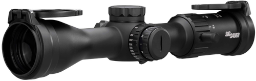Sig Sauer Electro-Optics Whiskey4 Black 2.50-10x42mm 30mm Tube Quadplex Reticle